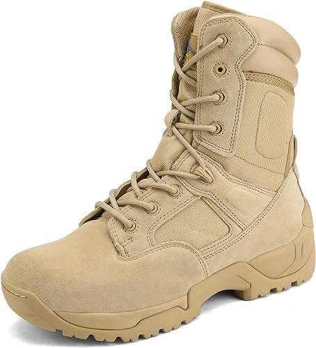 Men's Military Tactical Work Boots Hiking Motorcycle Combat Boots