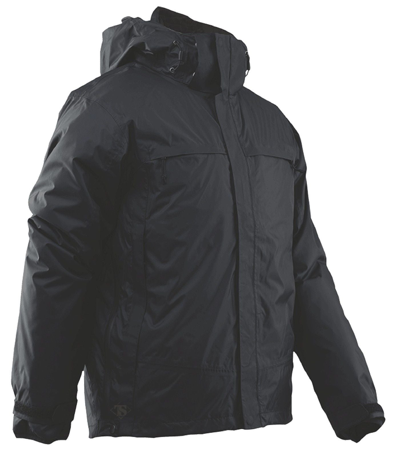 Tru-Spec 3-In-1 Waterproof Jacket - Mens Black or Navy Blue Nylon Tactical Coat