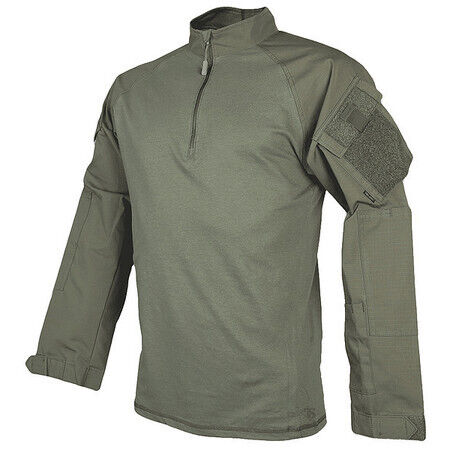 Men's Zip Combat Shirt Tactical Response Uniform Shirt