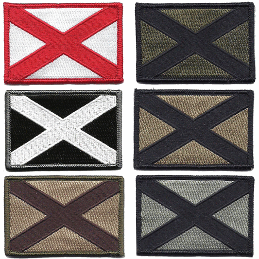 BuckUp Tactical Morale Hook Patch Alabama Montgomery State Patch Velcro