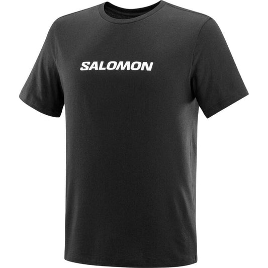 Salomon Logo Perf SS Tee Deep Black